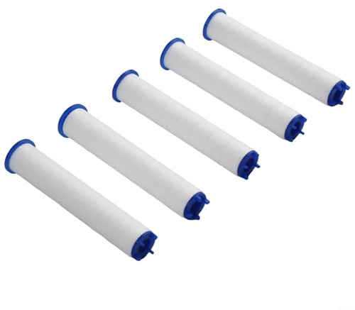 ARMYJY Lot de 5 filtres pour pommeau de douche, douchette à main pressurisée à ions négatifs Filtre 115x25mm ​pour pommeau de douche pour salle de bain