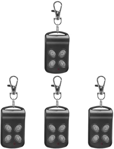 jojofuny 4Pcs Fernbedienung Garagentor 433 Mhz Universal GaragentoröFfner Handsender Mit 4 Tasten FüR Garagentorantrieb Und GaragenzubehöR