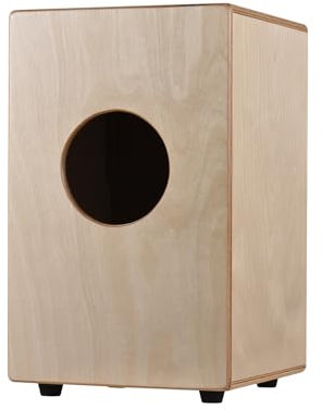 Kavolet Cajon für Erwachsene, Trommel, Trommelkiste, Hocker, Cajon Drum Box, Holztrommel, Handtrommel, Schlaginstrument Birkenholz für Anfänger Reisen Party Box Trommel Anti-Rutsch