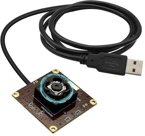 SVPRO 4K Kamera Modul mit USB Autofokus, Inbody Bildstabilisierung und Anti-Shake, UVC Lightburn Karte, 3D Drucker USB Plug In Computer Kamera