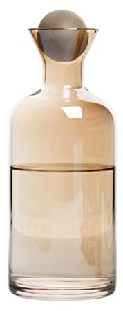 EUZLKDXU Kettle 1.2L Bouilloire d'eau Ambre Borosilicate Glass Tea Pot Ensemble avec 4 Tasses Résistant à la Chaleur Bouteille de Verre Pichet d'eau Distributeur de Boissons Kettles Electric(Pitcher)