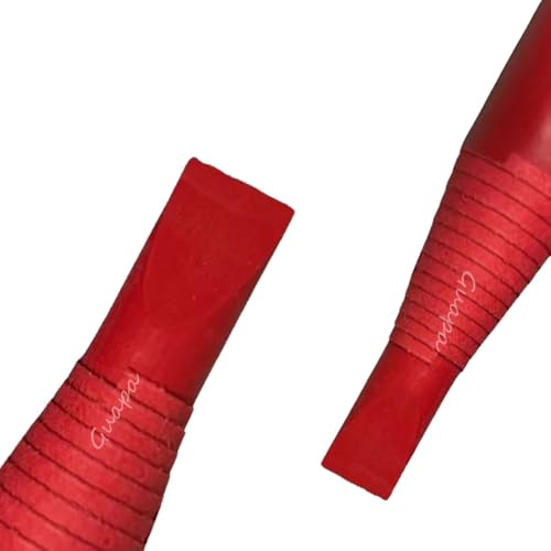 2 Stück Wasserdichte Augenbrauen-Zeichenstifte – Peel-Off Tattoo Stift für Augenbrauenformung und Hairstroke-Look (2PCS Red)