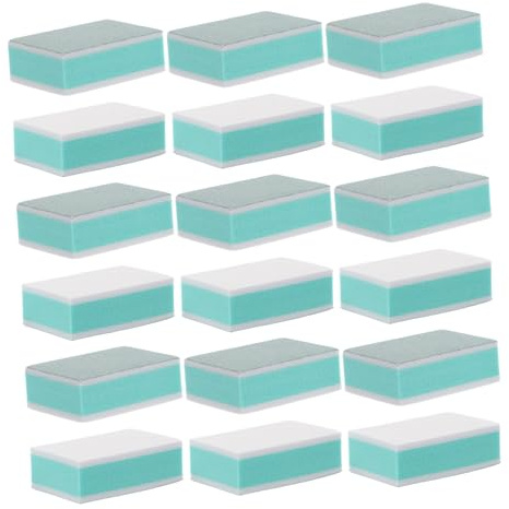 VALICLUD Pulidores de Uñas de Esponja en Bloque, Mini Tamaño Portátil, 50 Piezas, para Pulir y Quitar Suciedad, Uso en Casa y Salones