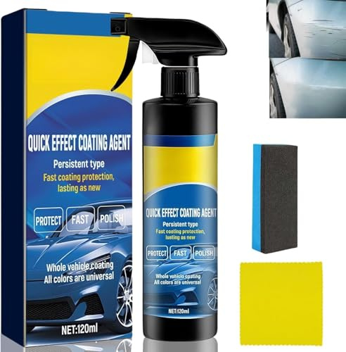 Quick Effect Coating Agent Spray, Upgrade Repariert Car Coating Spray, 3 in 1 Hochschutz-Auto-Beschichtungsspray, Schutz Schnelles Auto-Beschichtung (1)