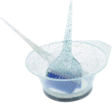 Gatuida Kit De Teinture Pour Cheveux 3 Pièces Bol Épais Et Pinceau à Poils Souples Ensemble Réutilisable Pour Salon Et Usage Domestique