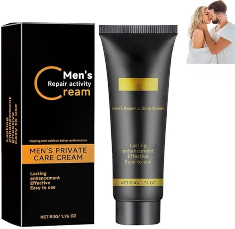 Intimcreme für Männer, Repair-Aktivcreme für Männer, fortschrittliche Körperbutter für, natürliche Inhaltsstoffe, verbessert Ihre Größe und stellt Ihre Vitalität wieder her (1PCS)