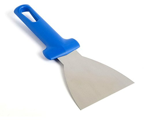 GI METAL Spatola Triangolare Professionale per Ristorante Pizza Pizzeria (Lama 9x10cm)
