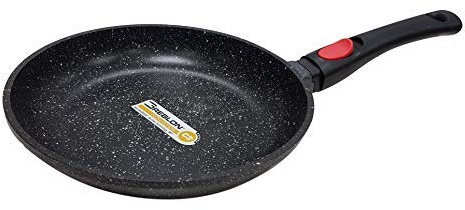 Cflagrant® Poêle 20cm Façon Pierre Tous Feux Dont Induction Sans PFOA Cuisson Sans Matière Grasse Revêtement en Greblon C3 de Technologie Allemande