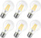 LVWIT 7.5W E27 Filament LED Glühfaden A60, 2700K Warmweiß, Ersatz für 75W Glühlampe, ultrahell 1055 lm, nicht dimmbar, Rustikalampe in Kolbenform, Filamentstil klar (6er Pack)
