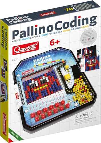 Quercetti - 1021 Pallino Coding STEM Learning and Coding for Kids Multicolour 1021
