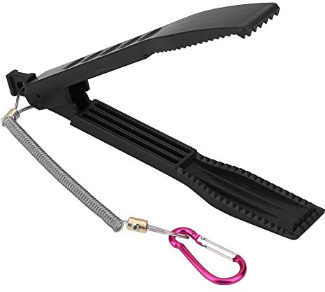 VBESTLIFE Fischerei Zangen Greifer Fisch Clamp mit Verriegelungsschalter Spannklemme Körper Feder Lanyard Halter Greifer Controller Tools