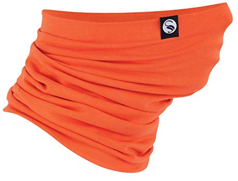 STARK SOUL Multifunktionstuch – Neckwarmer „Solid Cotton“ Mandarin