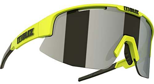 BLIZ Sportbrille Matrix CAT 3 Lime Green Frame Glas Smoke with Silver Mirror 52104-71