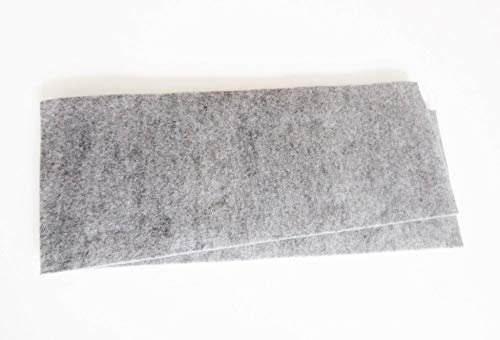 PS Pferdeartikel Zum Zuschneiden 1 oder 2 cm Dick - 1 Paar Wollfilz - Universal Einlagen für Sattelunterlagen oder Pads Größe 1 cm hoch - 65 x 25 cm groß