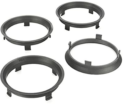 LST 4x Zentrierringe Anthrazit für Alufelgen Radnabe Ø 66,6 mm - Ø 70,1 mm