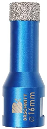 Diamant Fliesenbohrer 16mm - M14 Diamantbohrer Lochsäge für Fliesen Porzellan Keramik Marmor Granit Bohrungen, für Winkelschleifer