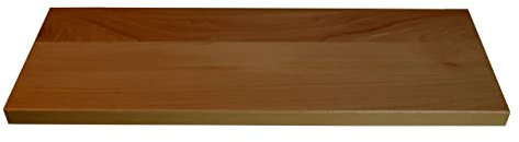 Gradini in legno faggio massello, per scale da interno dello spessore di 38-40 mm, larghezza 30 cm, verniciato naturale Venduto da SMI di Stefano Morsolin (110 CM)