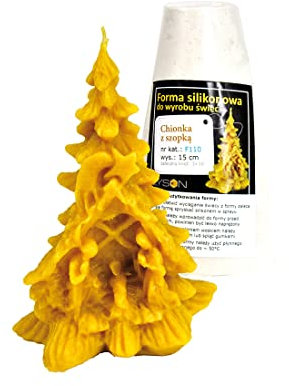 Kerzengießform Weihnachtsbaum mit Krippe Silikonform Kerzen Bienenwachs