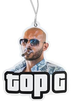 Andrew Tate - Set di ciondoli profumati per auto divertenti, top G, per tuning Car Air Freshener