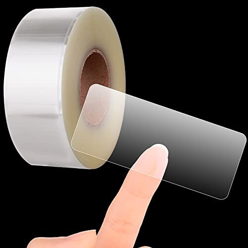 300 Clear Waterproof Barcode Labels - Protect Books, Food & More (8 * 3cm/3.1x1.2Inch)