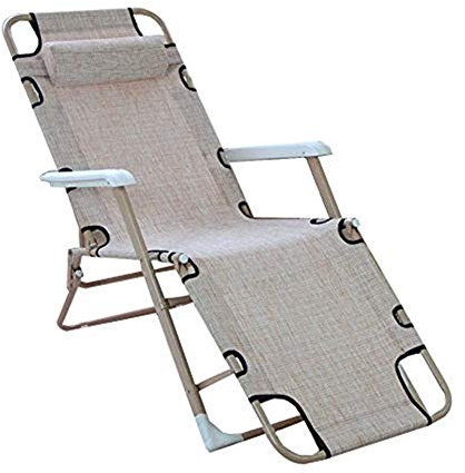 Gartenstühle, Liegestühle, Schwerelosigkeit, Terrassenstühle, klappbarer Lounge-Stuhl, Büro, verstellbarer Strandstuhl, tragbarer, halb liegender, verbreiterter multifunktionaler Siesta-Stuhl aus