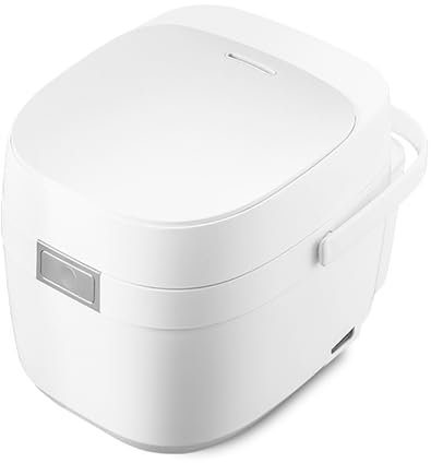 FfiMe Olla Arrocera Inteligente, Olla de Cocción Lenta y Vaporera 3.0L, 9 Funciones de Cocción, para 2-6 Personas, Pantalla LED, Calentador, Temporizador, Olla Interior Extraíble Antiadherente