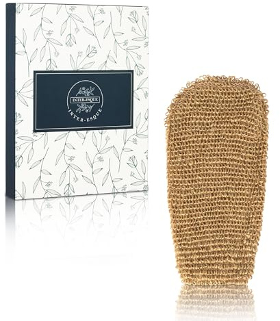 INTER-ESQUE Guante Scrub - Exfoliating Glove - Cáñamo & Algodón