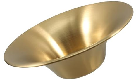 POPETPOP Bol à Salade en Acier Inoxydable Doré 22 Cm Grand Saladier de Service Polyvalent pour Buffet la Cuisine Maison Repas Familiaux