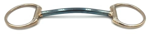 ES0019 Olivenkopfstange Stangengebiss Sweet Iron 70mm/12mm, 12.5 cm | Equine Smile Edelstahl ungebrochen Wassertrense Gebisse Pferd Pony Stange Maulschonend Reitsport Trensengebiss Süßeisen