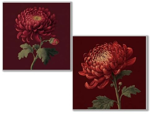 2 pezzi Diamond Painting rosso tiro, 5D DIY Diamond Painting Kit Completo, Strass Ricamo A Punto Croce Pittura Di Diamanti, Passatempo per Adulti Diamond Art Regalo Decorazione di Casa30x30cm 0D-308