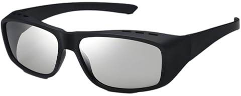 2 gafas pasivas 3D, marco negro grande, ligeras para cines