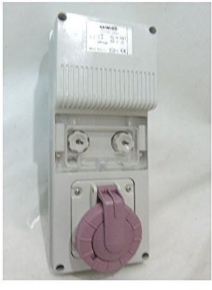Presa Base 2P Viola BT 24 V trasformatore 24 V incasso Potenza 160 va incassato protezione Fusibili E14 (non incl) IP55 GEWISS gw66360
