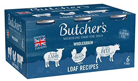 Butcher's Loaf Recipes Dog Food Tins, 6 x 390g