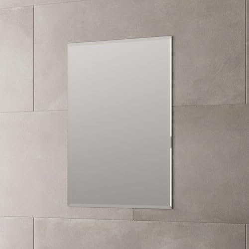 Artis® 300 x 450mm Bathroom Mirror Frameless Vanity Mirrors Bevelled Edge Wall Mounted Mirrored, Rectangular