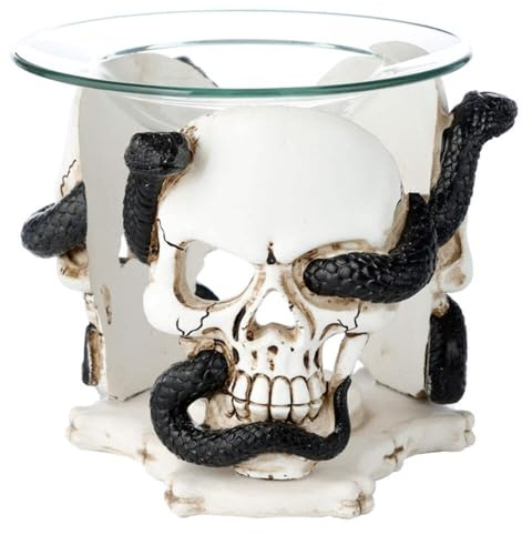 Puckator Figur Totenkopf Gold Biker Helm