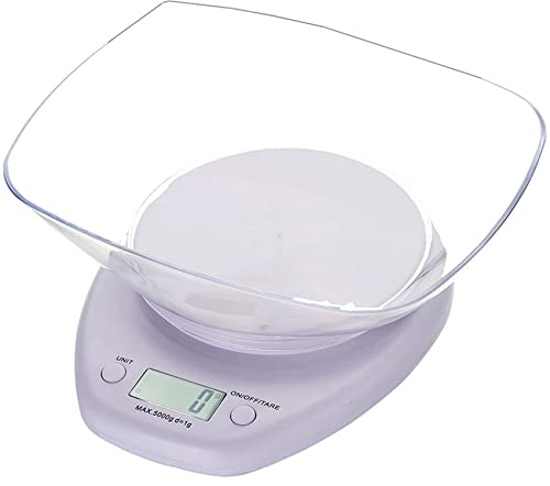 5 KG Electronic Kitchen Scales TRADITIONAL Retro PRIMA Digital Home WEIGHING Round Tray FOOD Ingredients Measurement Spices | Masala | Baking | Cooking | Youtube Channel | LCD Vintage UK FREE P&P