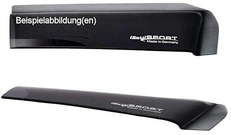 Climair Windabweiser Set vorne & hinten (mit ABE) 04-2077.KS, Farbausführung: schwarz - Kompatibel für Mercedes-Benz E-Klasse W124 Limousine, Anzahl Türen: 4, Baujahr: 1993-1995