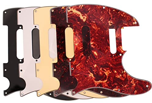 Nashville Style (Strat Single Middle Pickup) Telecaster Pickguards Cream