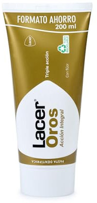 LACER OROS - Pasta de Dientes 200 ml, Protección Bucodental Integral, Triple Acción, Previene el Sangrado, Reduce la Sensibilidad Dental, Protege Contra la Caries