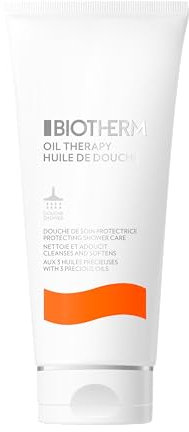 Biotherm Oil Therapy Shower Oil, sinnliches Körperpflegeöl mit Moschusrose, Passionsblume & Aprikosenöl, feuchtigkeitsspendendes Duschöl für Damen, für eine geschmeidige Haut, 200 ml