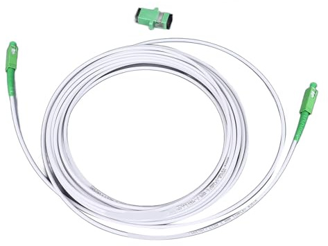 Eujgoov 10m Armored Single Mode SC Connector Optical Modem Extension Cable