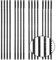 16 Piezas Pinned Hojas Sierra Marquetería Con Dientes Afilados, 10/15/18/24 Dientes Hojas Sierra Corte Fino Estándar, para Aserrar Madera, Plástico, Espuma, Metal Blando, Herramientas Carpinteria