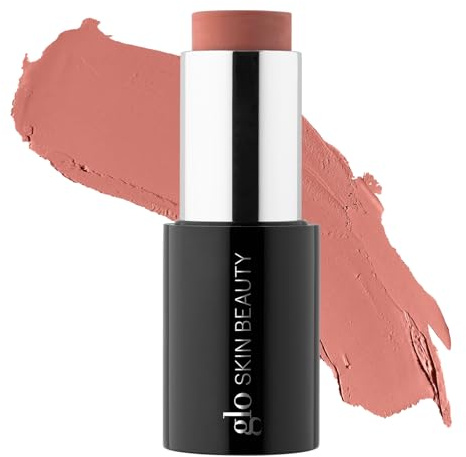 Glo Skin Beauty Cream Blush Stick (Fling) | 3-in-1 Multitasking Long-Wear Cheek, Lips + Lids Stick | Packed with Skincare Benefits
