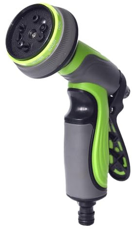 Pistolet pulvérisateur pour tuyau d'arrosage, buse de pulvérisation de 10 motifs réglables, pistolet à eau de jardin, douchette à main pour le lavage de voiture, la douche pour animaux de compagnie,