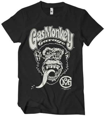 Gas Monkey Garage Offiziell lizenziertes Herren-T-Shirt mit Logo