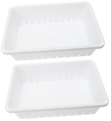 Sosoport Lot De 2 Plateaux De Germination Blancs pour De Place sans Danger pour Les Racines Polyvalents pour Le Jardinage