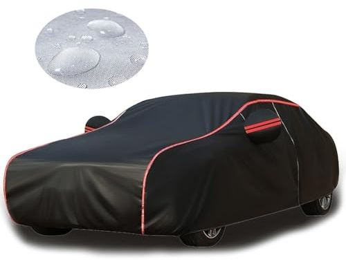 Auto Abdeckplane Autoabdeckung für Mercedes A-Klasse Lang W168 2001-2004,Wasserdicht Atmungsaktiv Vollgarage Autoplane Staubdicht Winddicht Schneedicht UV Schutz Outdoor Garage L1115