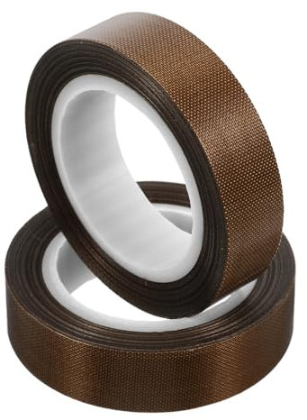 GARVALON 2rollen Hochtemperatur Ptfe Klebeband Handversiegler Ersatzband Hitzebeständig Isolierend Verschleißfest Für Vakuumierer Industrie Anwendungen
