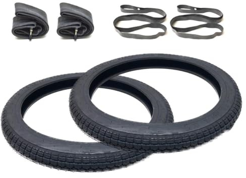 Reifen Set 2.25-16 inkl. Schläuche & Felgenband – passend für Piaggio Ciao, Hercules, Simson Anhänger, Peugeot 103, Puch Maxi, Sachs, Tomos A35