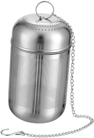 UKCOCO Cooked Meat Seasoning Box Stainless Mesh Balls for Tea Infuser Multipurpose Dregs Basket Filter Seasoning Spice Basket for Spice Kitchen